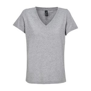 SOLS Womens/Ladies Regent Marl V Neck / Grey Marl